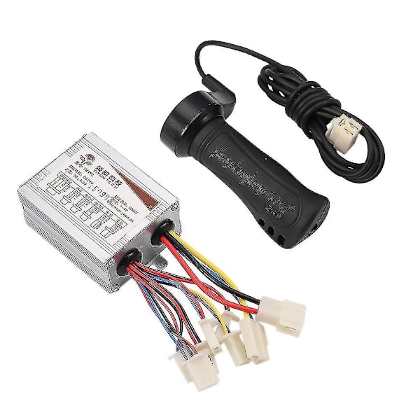 24v 500w DC El-cykel Motor Børstet Controller Box Med Børstet Controller Lang Linje Drej Styret
