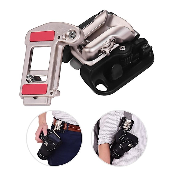 Kamerabælte Holster Mount Talje Klips Holder Hænger Med Quick Release Plade 1/4 Tomme Skrue til Canon