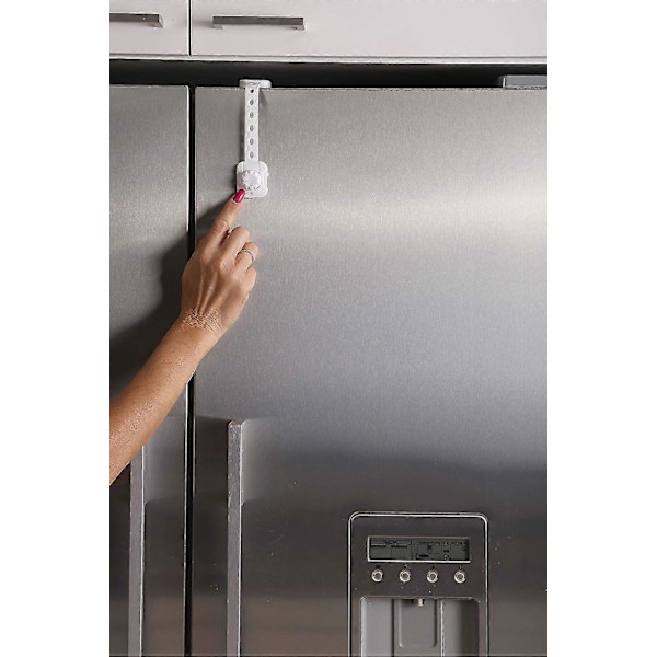 Twist \"N Lock Multifunktionell Spärr - Barnsäkerhetslås - Vit - 6-pack - Modell G1435