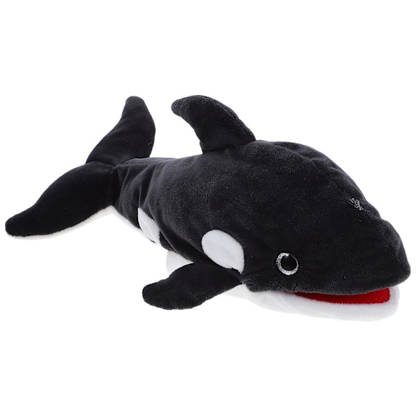 Plush Whale Hand Puppet Stuffed Ocean Animal Interactive Cartoon Whale Puppet