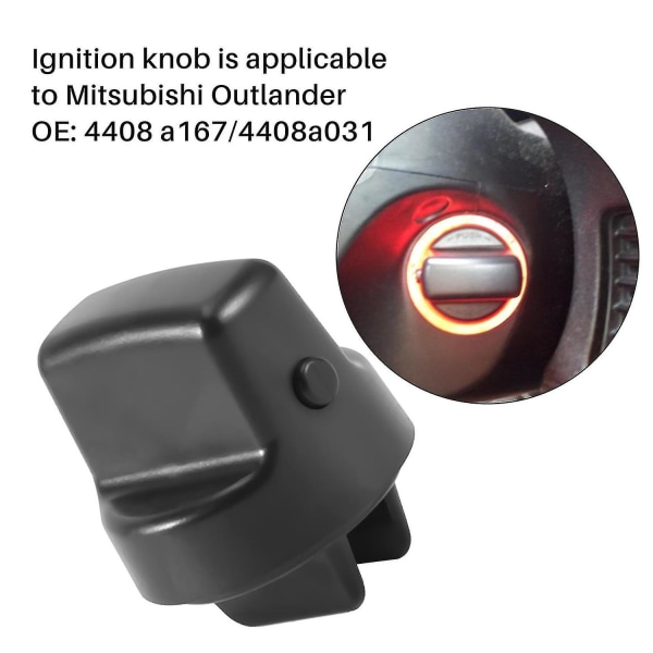 Tändningsstartknappsknopp Insats för Mitsubishi Keyless Lancer Outlander 4408a167 4408a031