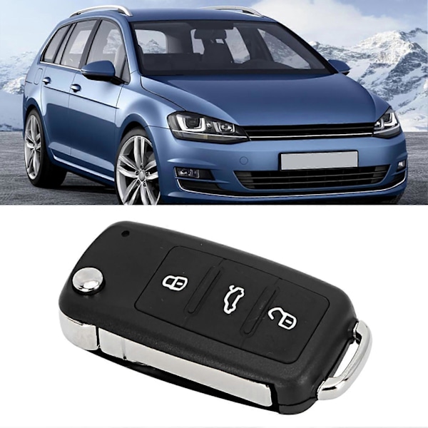 434MHz 3-knapps bilfjärrkontroll nyckelbricka Passar Mk6 SEAT Octvia 5K0837202AD