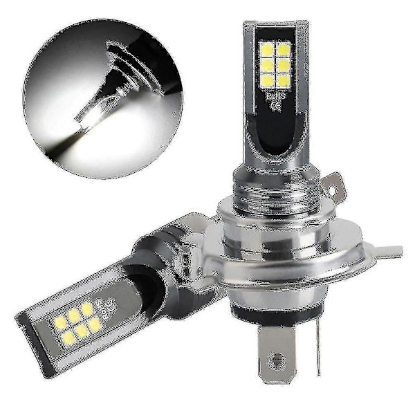 H4/9003 LED-ajovalolampput, H4 auton ajovalolampput, H4 auton ajovalot kirkkaat LED-auton lampput, H4 LED-ajovalo