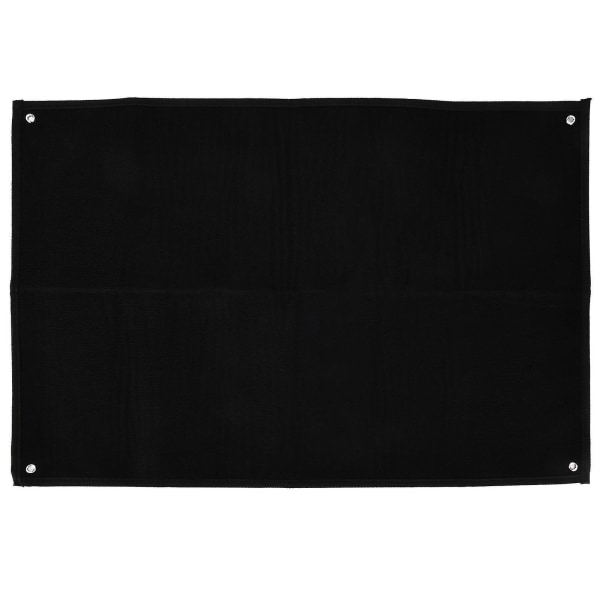 Militär Patch Collection Display Panel Vägghängande Hållare För Moral Krok Och Loop Emblem svart