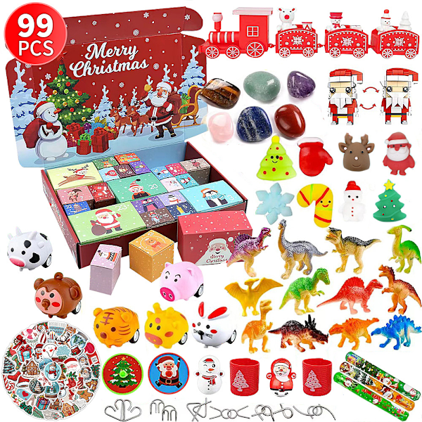 Christmas Advent Calendar 24-day countdown blind box decompression toy set-XT-73-1