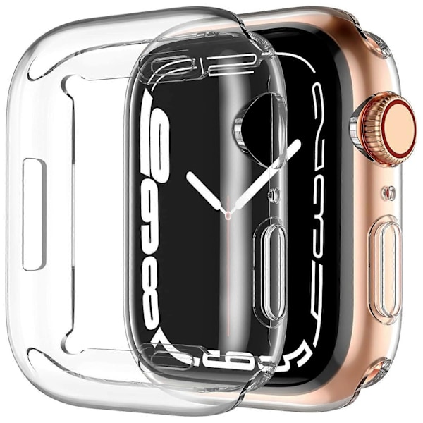 Til Apple Watch Series 10 42mm Transparent Urkasse Hurtig Udløsning TPU Cover Smartwatch Beskyttende