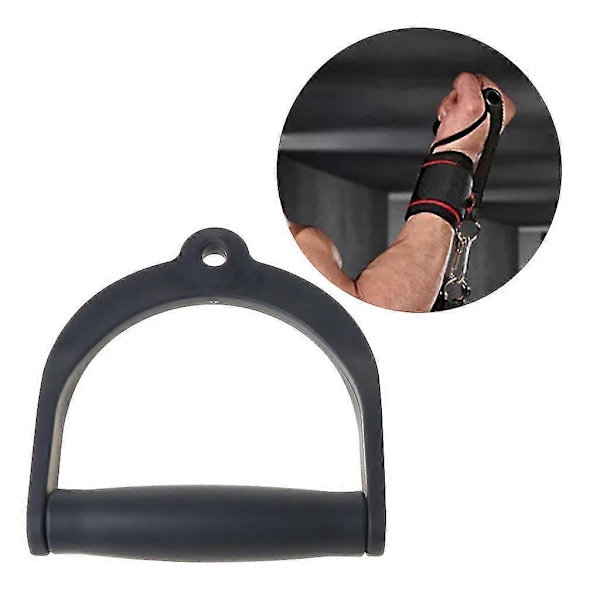 Hållbara breda designresistenta dragrepsskaftgrepp Gymträning Tunga D-handtag