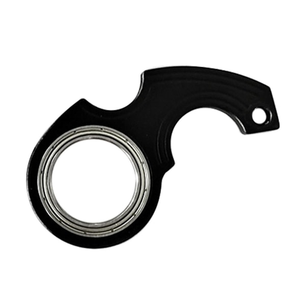 Nøglering Spinner, Spinner Nøglering, Nøglering, Nøglering, Bærbar Nøglering Sort