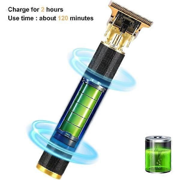 Elektrisk Hårtrimmer T9 Hårsaks Straight Trimmer Hårsaks Sort Elik