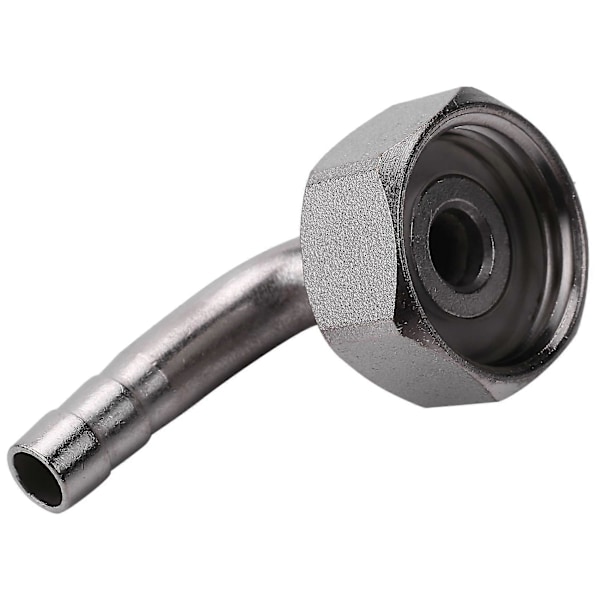 Ølhanekran med 8 mm Barber Elbow, Krombelagt Messingkran G5/8 til Justerbar Tap Draft Øl Dispenser Hjemmebrygning