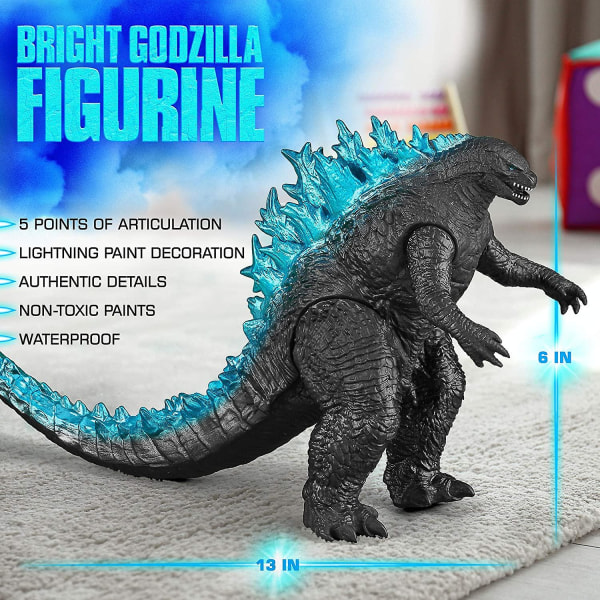 Godzilla Actionfigur 12\" Från Huvud Till Svans