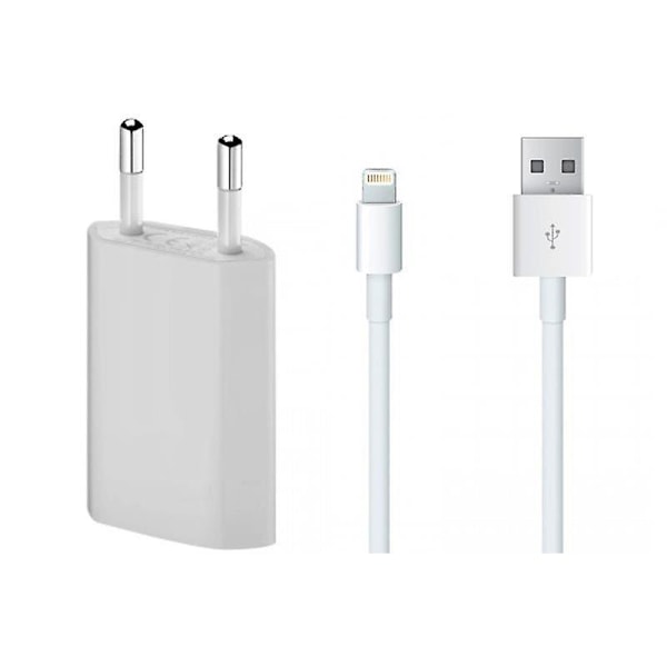 USB-adapter Lightning-kabel Lader kompatibel med Apple iPhone