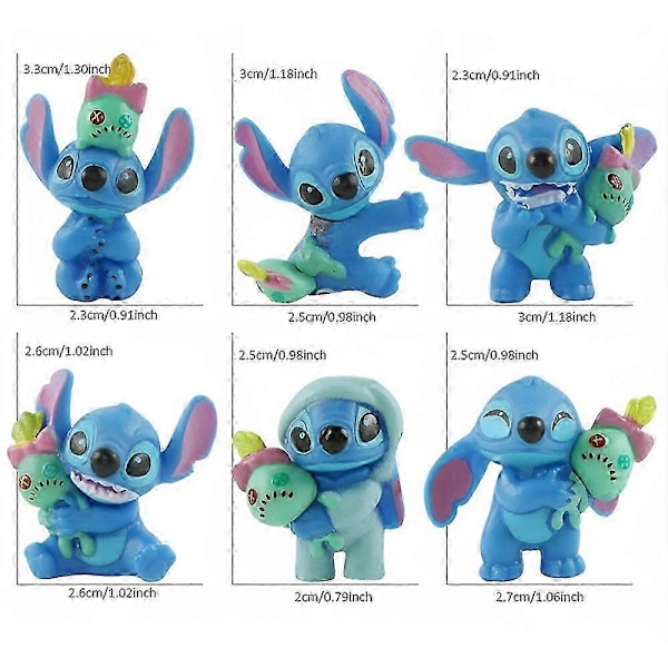 Julekalender med Lilo & Stitch Actionfigurer 2024 - 24 Dagers Nedtelling, Blindboks med Overraskelsesgaver