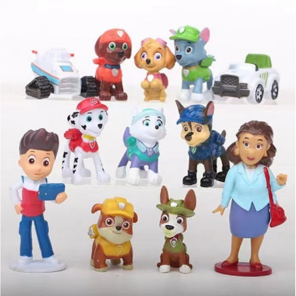 Säsong 2 PAW PATROL 12 FIGURER julklappar