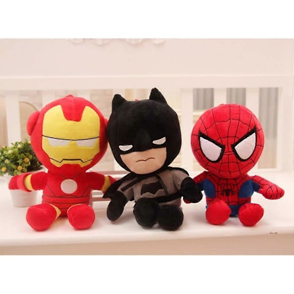 Batman Plyschleksaker för Barn, 28 cm Superhjälte Gosedjur Dockor Present till Pojkar Barn