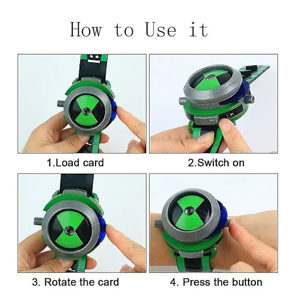 Ben 10 Omnitrix Ben Ten Klockleksaker Alien Force Ultimatrix Barn Projektor Klockor