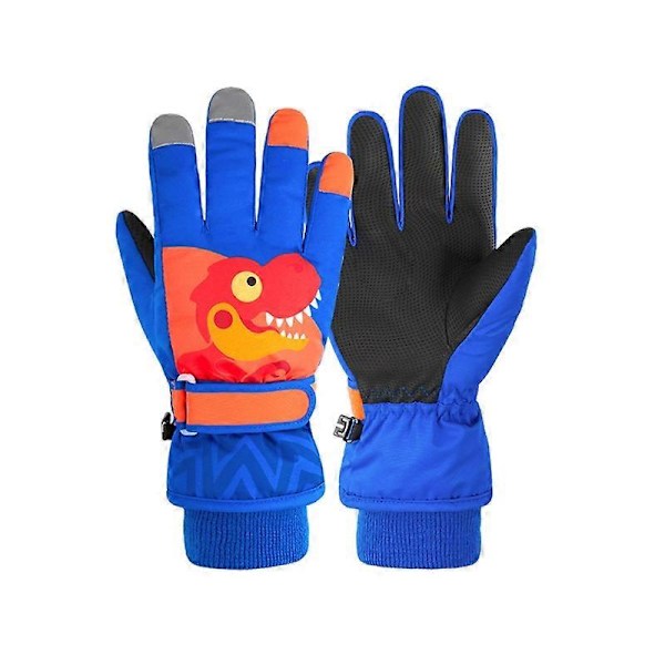 Klv 2020 Boys Girls Kids Gloves Outdoor Warm Children's Mittens Winter Waterproof Windproof Thick Ski Gloves Cartoon Baby Gloves