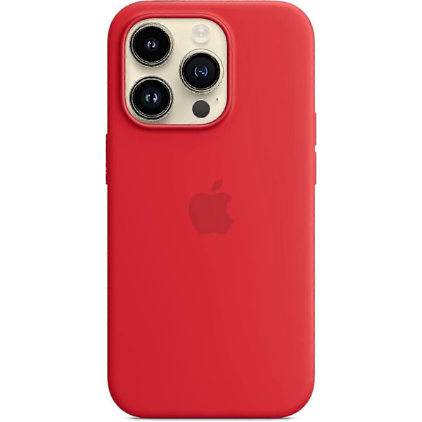 Apple - Rødt silikondeksel til iPhone 14 Pro