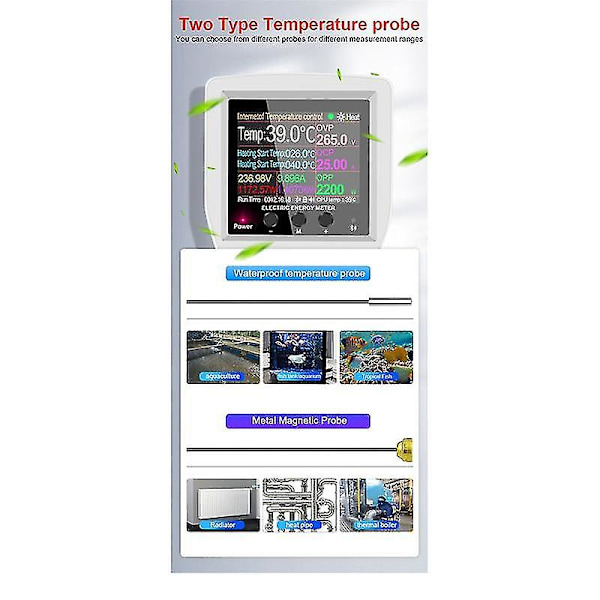 Tuya Wifi Termostat Stikkontakt 16A AC220V Digital Temperaturregulator Stikkontakt Udløb Timer Switch Sensor EU Stik