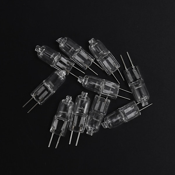10 stk, G4 halogenlampe 12V 35W stiftlampe varm hvit