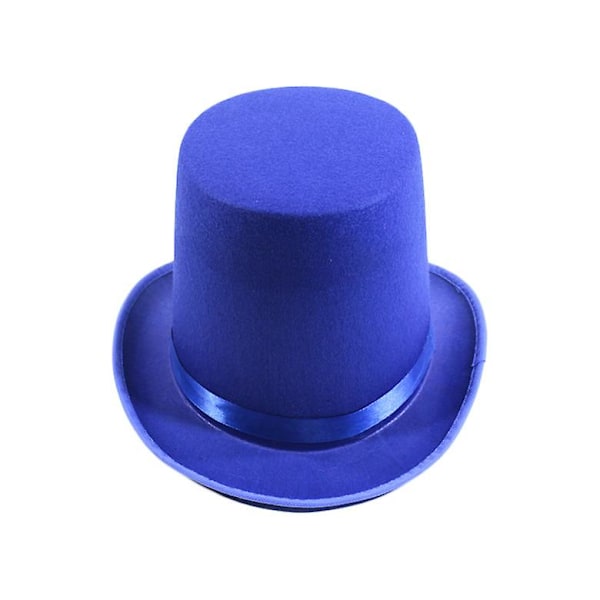 Bristol Novelty Unisex Topphatt i Ull-Effekt Blå