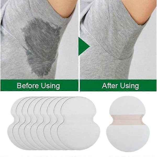 10-pack Engångs Svett Pads Underarms Svett Pads Antiperspirant Patch Svettabsorberande Patch