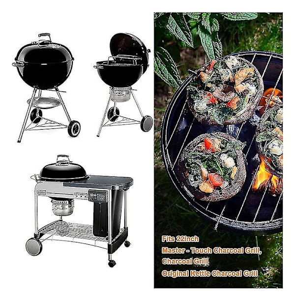 22-1/2-Tommer One-Touch Rengøringssystem Kit til Grilldele, 7444 til Grillreservedele, Let