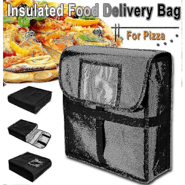 11 Tum Isolerad Pizzaväska Vattentät Matkasse för Avhämtning