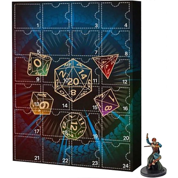D&D Adventskalender 2024, Leksaksadventskalender 2024, D&D Miniatyrer, D&D Figurer 24 Dagars Julkalender För Barn Vuxna