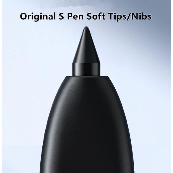 [10 stk] OEM Tab S6 Bløde Spidser, Nibs [0,7 mm] Udskiftning til Samsung Galaxy Tab S6/S6 Lite Stylus S Pen (S6/S6 Lite Sort)