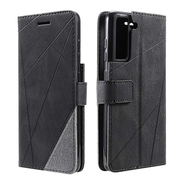 Etui til Samsung Galaxy S21 FE 5G Læder Magnetisk Folio Cover med Kortlomme Kompatibel med Samsung Galaxy S21 FE 5G Sort