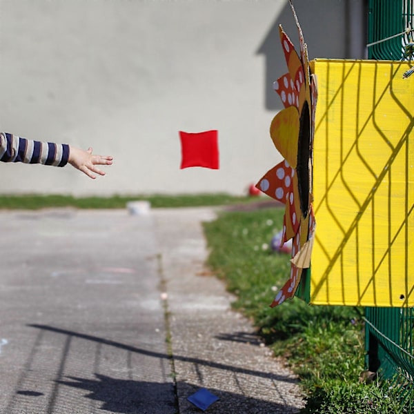 1 Sæt Ringkast Spil Børn Bean Bag Kast Børnespil Kaste Bean Bag Karnevalsspil Indendørs Udendørs Spil