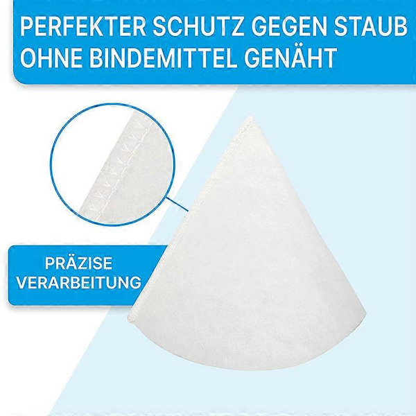 10 stk. Keglefilter til badeværelsesventilation G4 Filter, Udstødningsfilter til ventilationssystem Zehnder, Helios, Maico, Pluggit - Udstødningsluftfilter Se