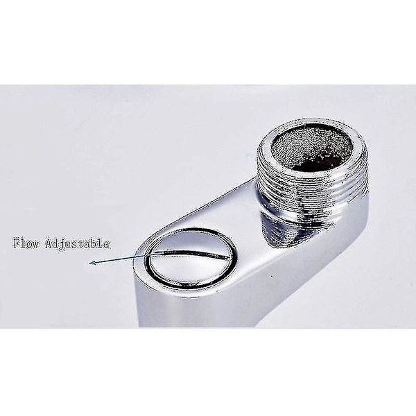 2-pakks Badekar-Blanderadapter, Justerbar Svingarm, 25 mm, 20 mm, Dusj Blander, Bad Blander, Solid Messing Blander