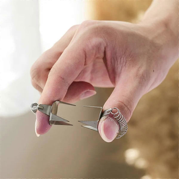 Keramik Glaze Værktøjer Fingertip Dip Glaze Clip Rustfrit Stål Glaze Clip DIY Tekop Keramik Farvning og Glasering Værktøj