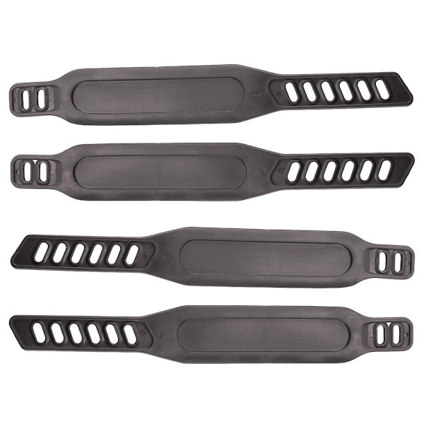 2 Par Sykkelpedalstropper Justerbar Lengde Universal Pedal Spinning Treningsykkel Hjem eller Treningssenter