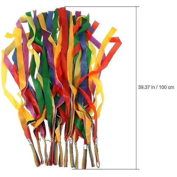 Cht Rainbow Dance Ribbons, 12 st rytmiska banderoller