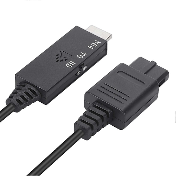 N64 til HDMI-konverter for Nintendo SNES/NGC/SFC/N64 Plug and Play Spillkonsolladapter