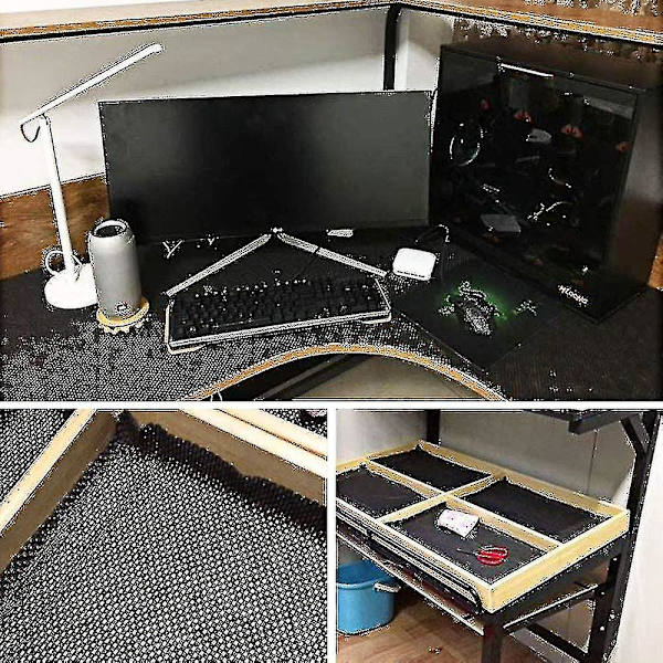 Multifunktionell Halkskyddsmatta, 80x130cm Halkskyddsmatta, PVC-matta Grepp Halkskyddsmatta, Lådinsatser, Matt Halkskyddsunderlägg, För Hem, Kontor, Bil, Pall