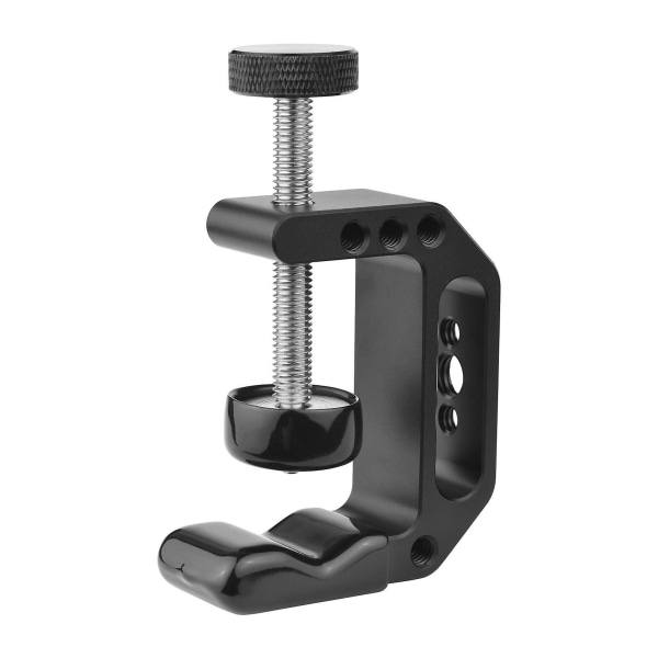 Universell C-klämma Heavy Duty Skrivbordsfäste Klämma Stativ Ljusstativ Klämma med Standard 1/4 Tum &