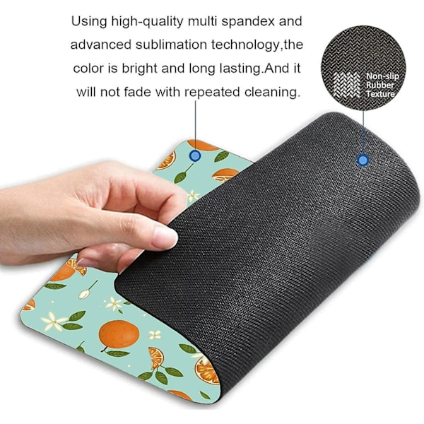 Musmatta Apelsiner Musmatta Sommar Kontorsdekor För Kvinnor Skrivbordstillbehör Frukter Musmatta Present Till Hennes Clementiner Musmatta 7,9\"x9,5\"x0,12\" Tum (200mm