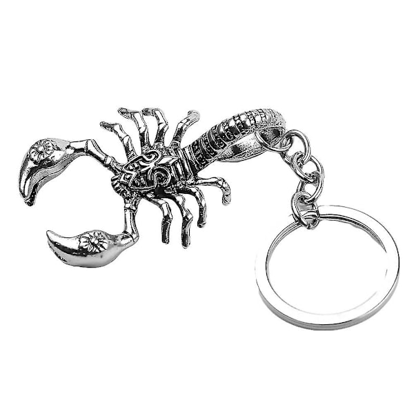 Sinknap Retro Unisex Alloy Scorpion Vedhæng Nøglering Taske Hængende Ornament Nøglering