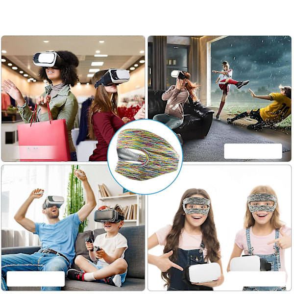 VR-ögonmask för Oculus Quest 3, justerbart andningsbart VR-svettaband för Meta Quest 3, för Meta Quest 3-tillbehör