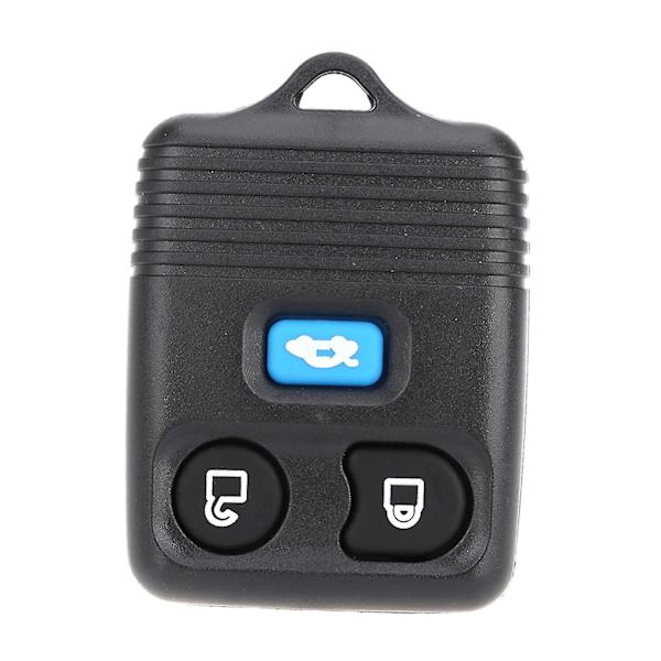 Sort 3-knaps fjernbetjening nøgleudskiftning 433mhz udskiftning til Ford Transit Mk6 2000-2006 Connect 2000-2007