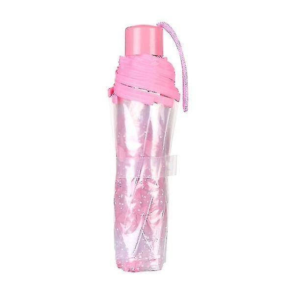 Transparent Klart Paraply Körsbärsblom(Rosa)
