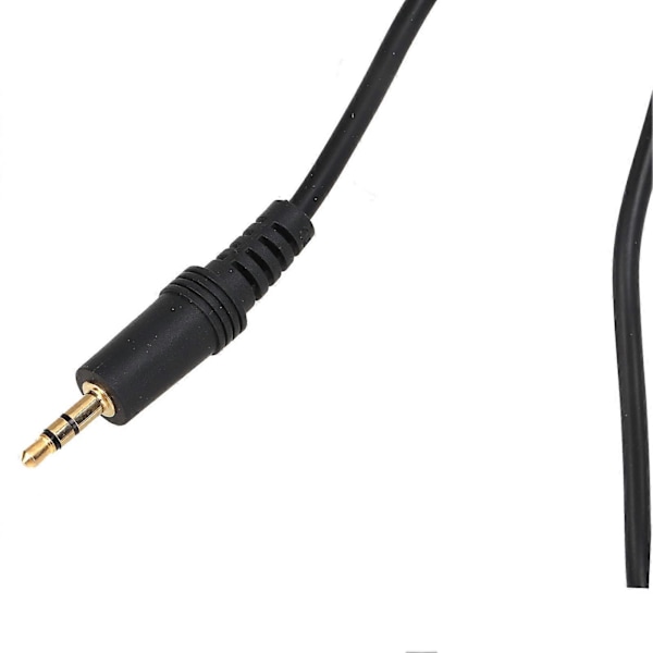 1m Lang AUX Audio Input Adapter 3,5 mm Klar Lyd Sort Udskiftning til Mazda 2 3 5 6 MX5 RX8 Musik Afspiller