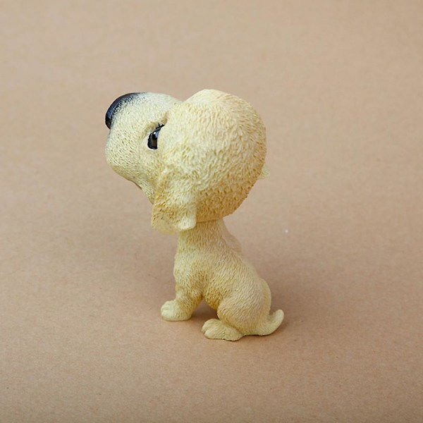 TWYGV Bobble Head Hundar Bobbing Huvuden Bil Dash Valp Bil Dekoration (Golden Retriever)