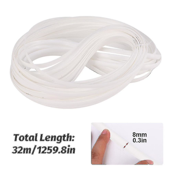 32m Patio Möbler Reparation Hög Hållfasthet Plast Rotting Korg Kit Platt Bärbar Ny