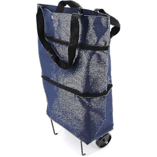 Sammenklappelig Trolley Tasker Indkøbspose Oxford Klud Foldbar Indkøbspose