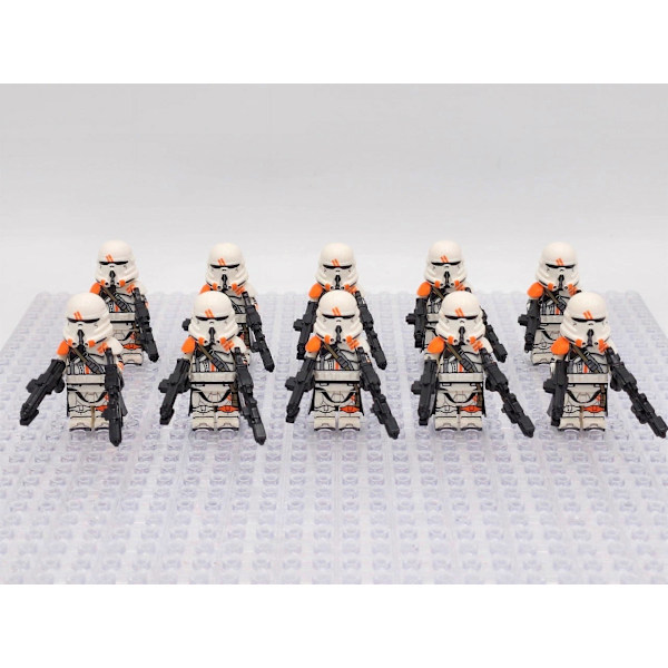 Star Wars Fase 2 212th Airborne Clone Troopers Faldskærmsudspringere Brugerdefinerede Minifigurer